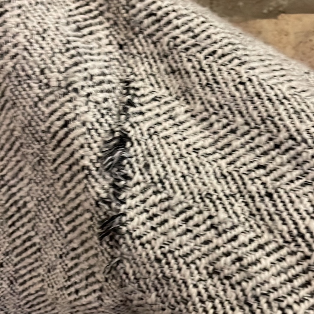 JOA Los Angeles lined Black & White Wool blend jacket - Picture 5 of 5